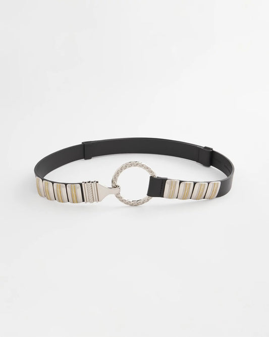 Chico's Women | Mixed Metal Clasp Belt BLACK