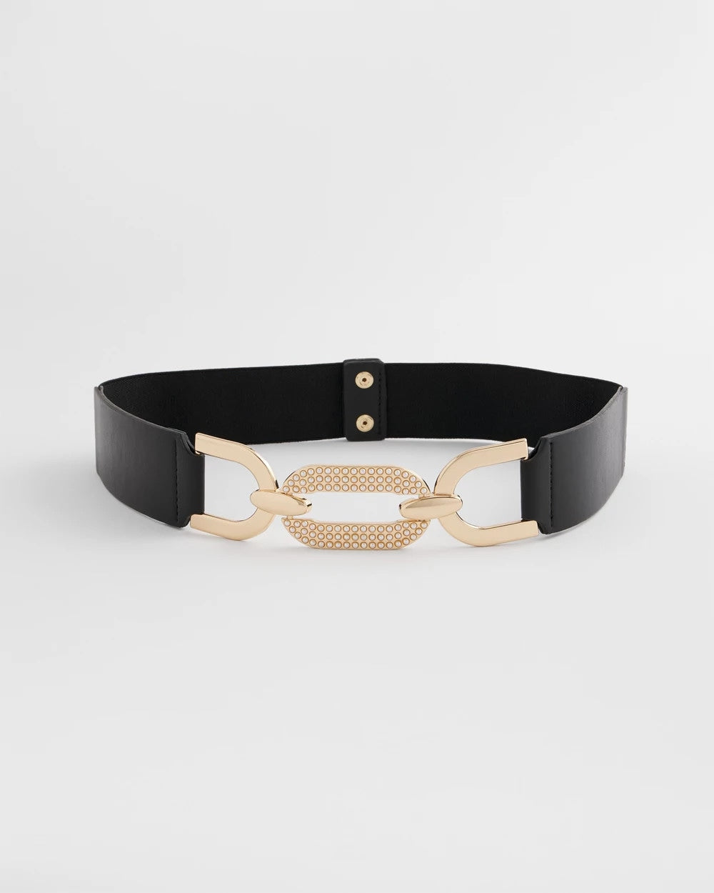 Chico's Women | Embellished Stretch Trouser Belt BLACK