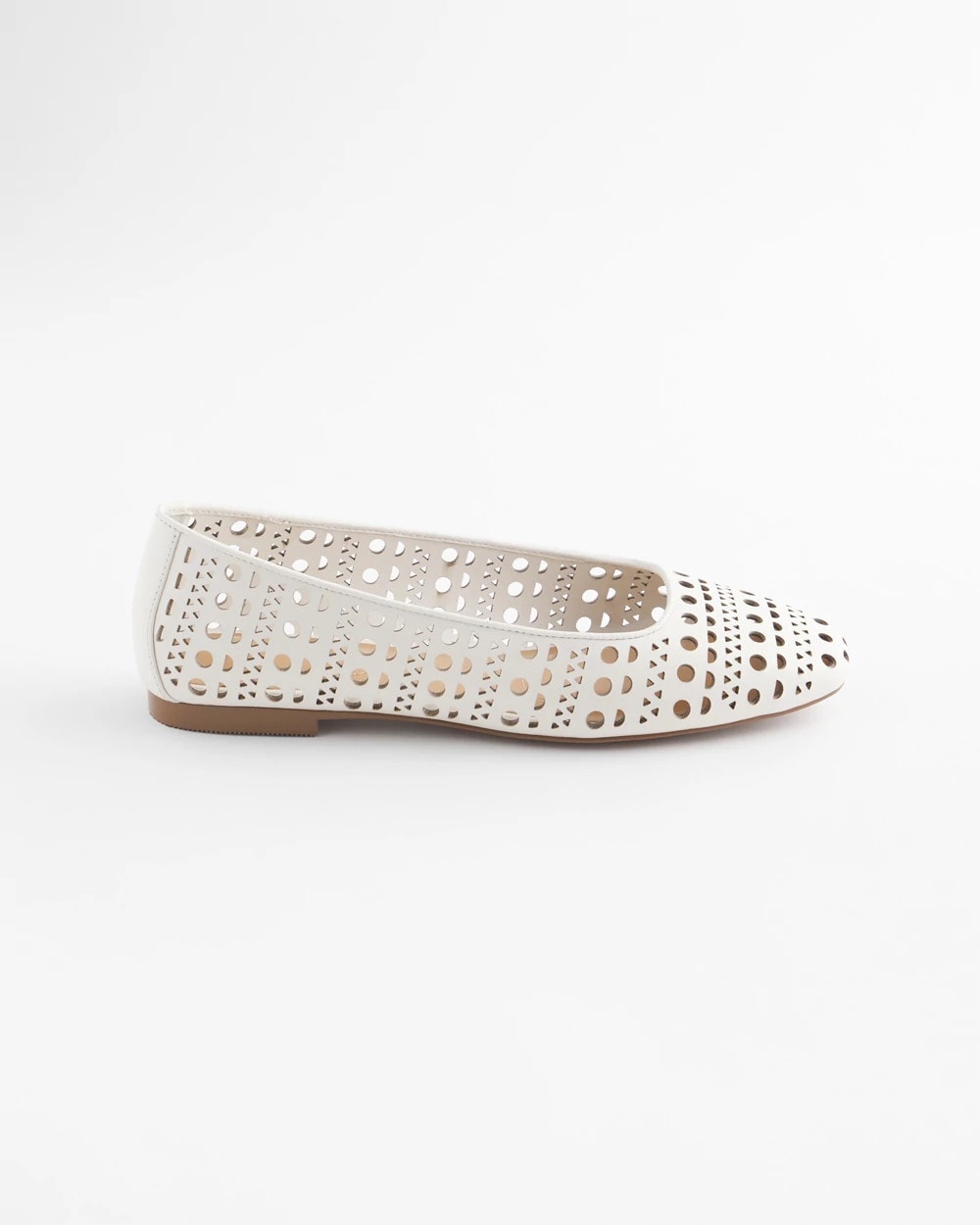 Chico's Women | Cutout Ballet Flats ALABASTER