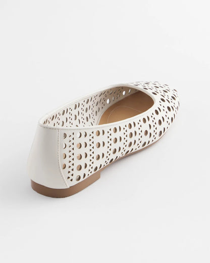 Chico's Women | Cutout Ballet Flats ALABASTER