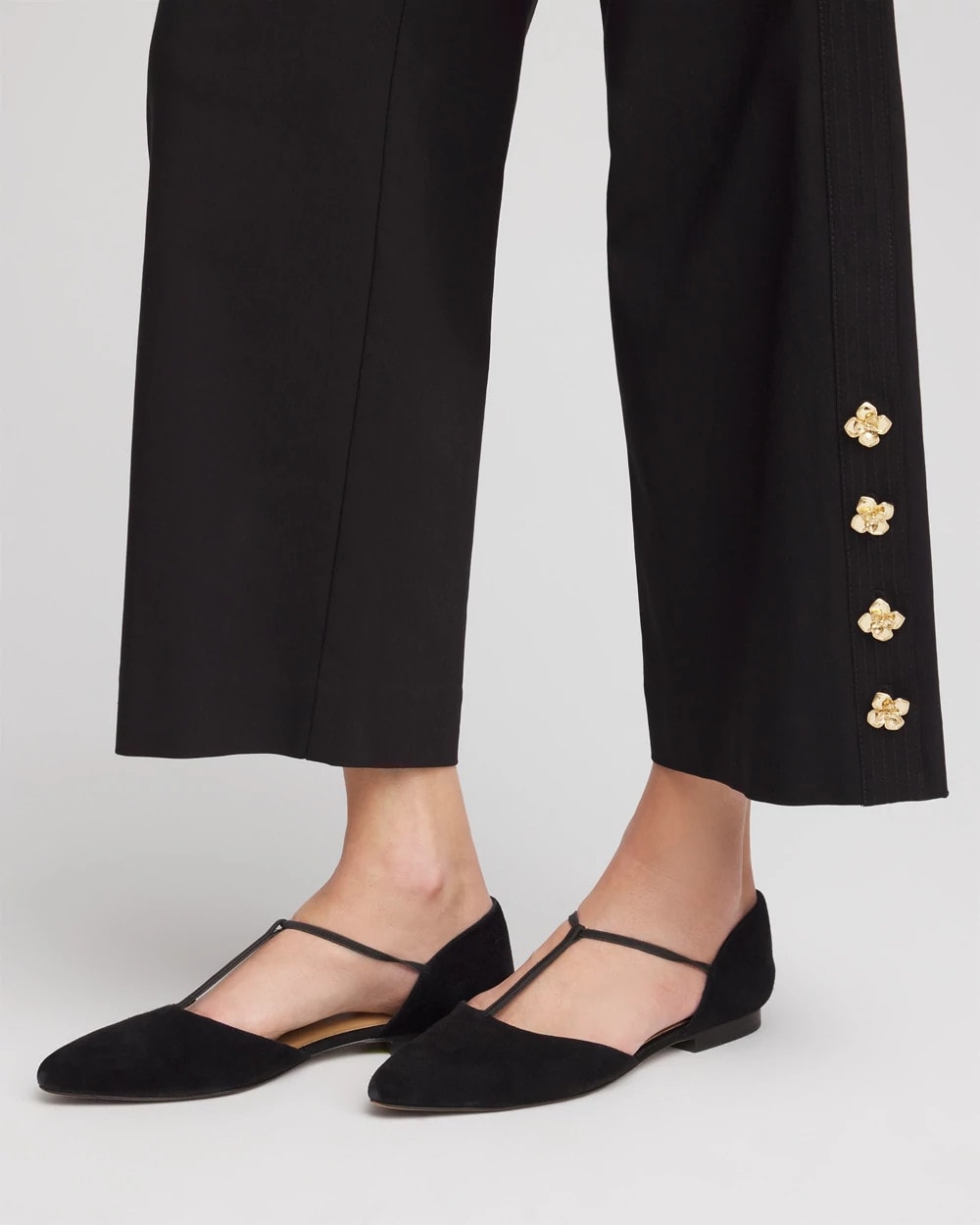 Chico's Women | Glory Pointed Toe Flats BLACK