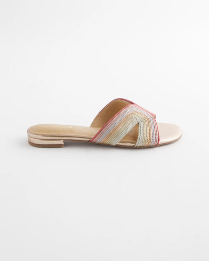 Chico's Women | Palma Slide Sandals METALLIC MULTI