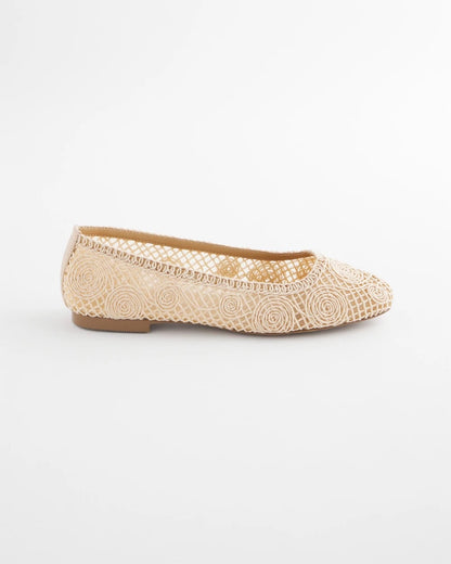 Chico's Women | Cora Raffia Flats NATURAL