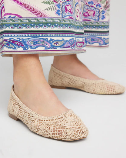 Chico's Women | Cora Raffia Flats NATURAL