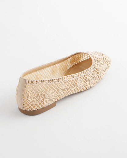 Chico's Women | Cora Raffia Flats NATURAL