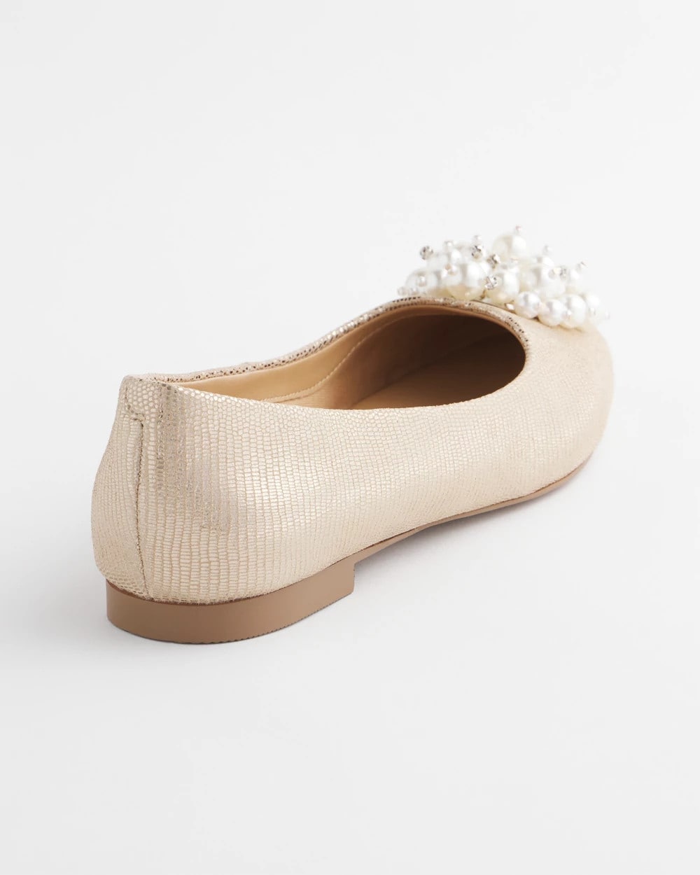 Chico's Women | Olympia Pearl Ballet Flats GOLD