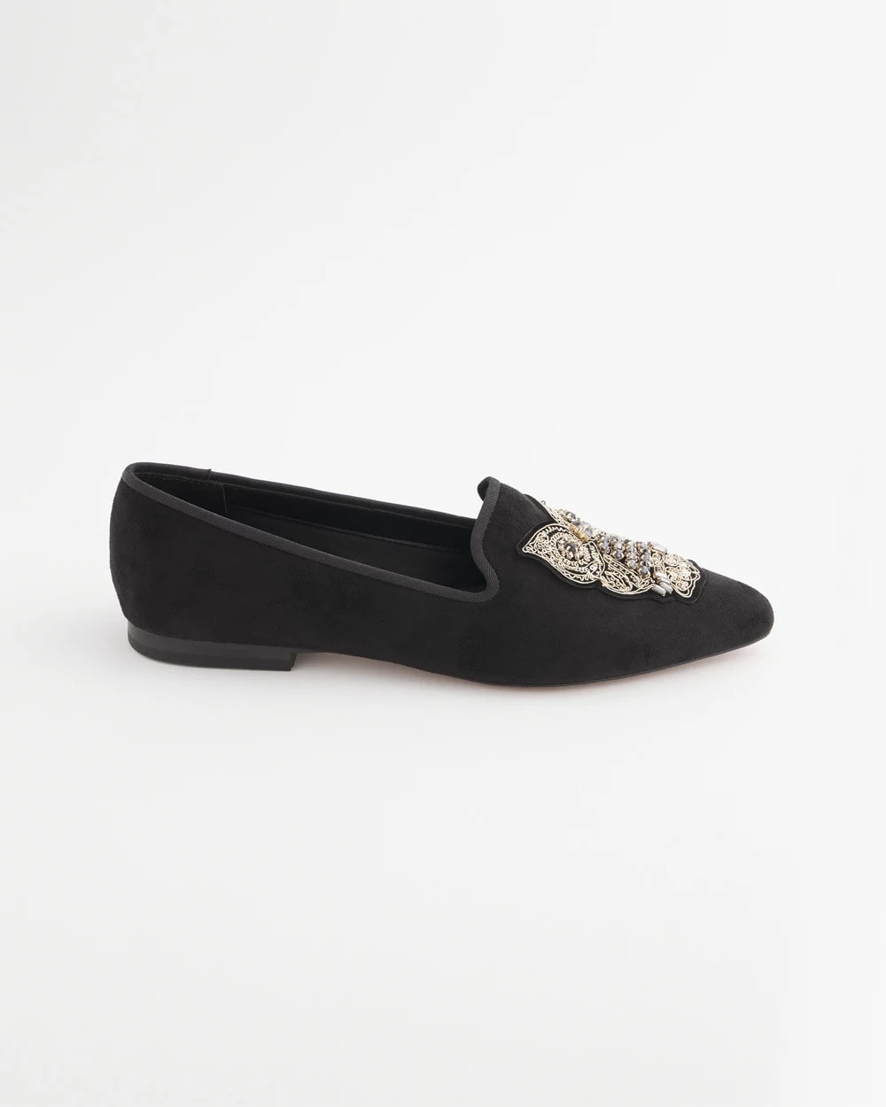 Chico's Women | Black Microsuede Loafers BLACK