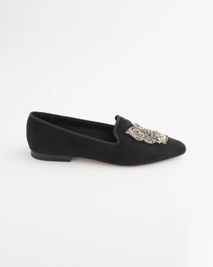 Chico's Women | Black Microsuede Loafers BLACK