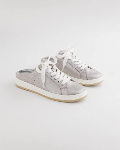 Chico's Women | Metallic Snap Slip-On Sneakers METALLIC SILVER