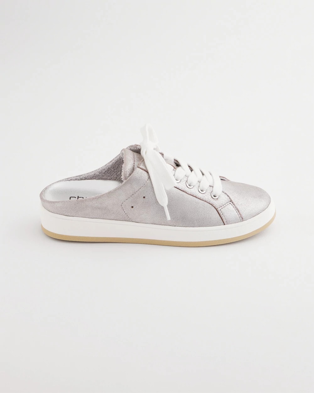 Chico's Women | Metallic Snap Slip-On Sneakers METALLIC SILVER
