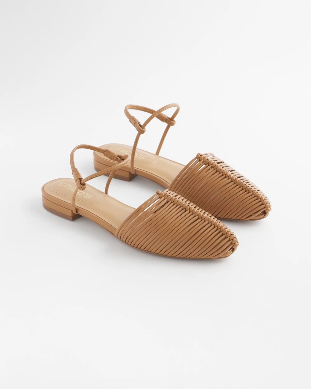 Chico's Women | Woven Slingback Sandals TAN