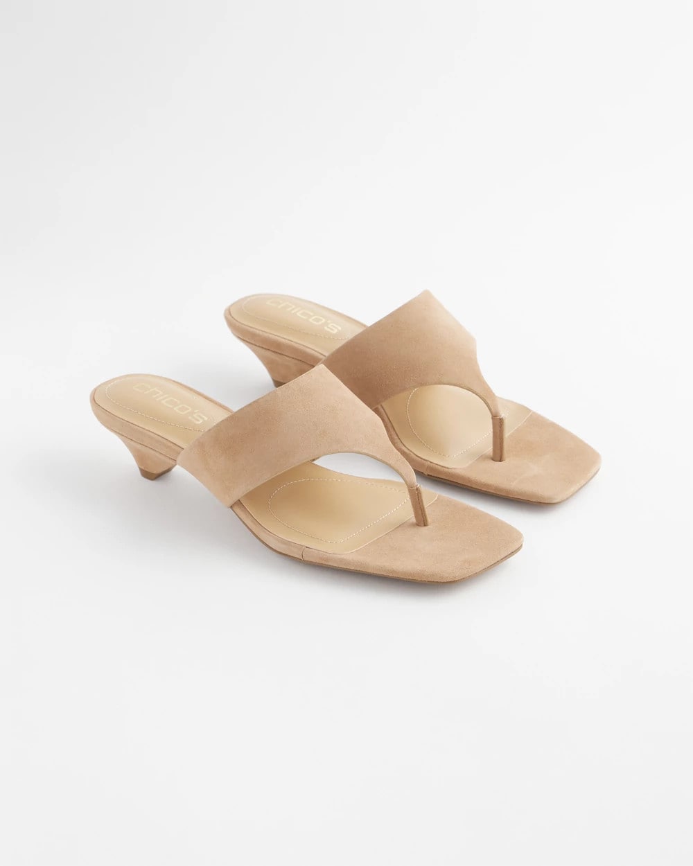 Chico's Women | Julia Suede Kitten Heel LIGHT TAN