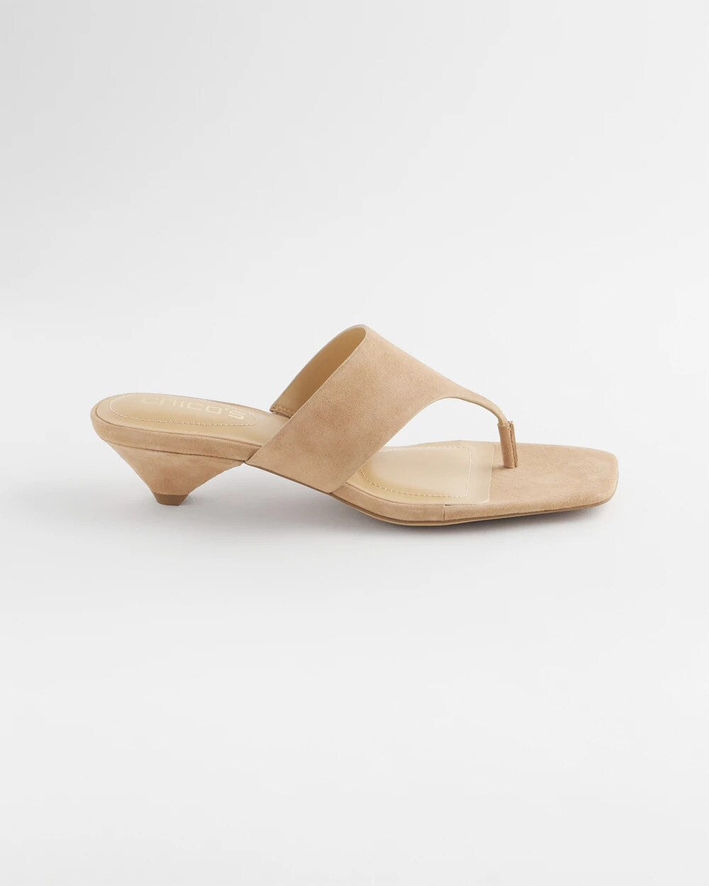 Chico's Women | Julia Suede Kitten Heel LIGHT TAN