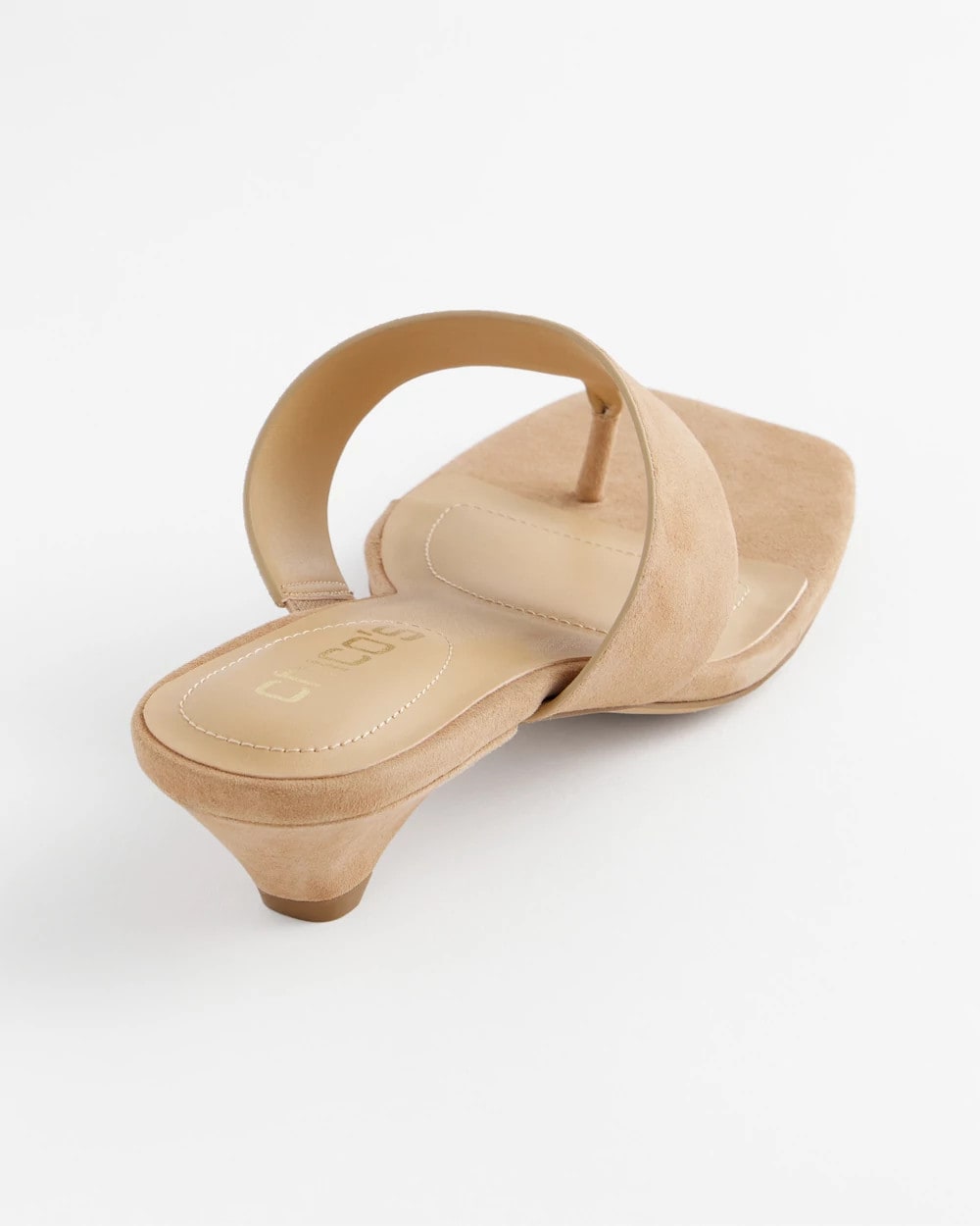 Chico's Women | Julia Suede Kitten Heel LIGHT TAN