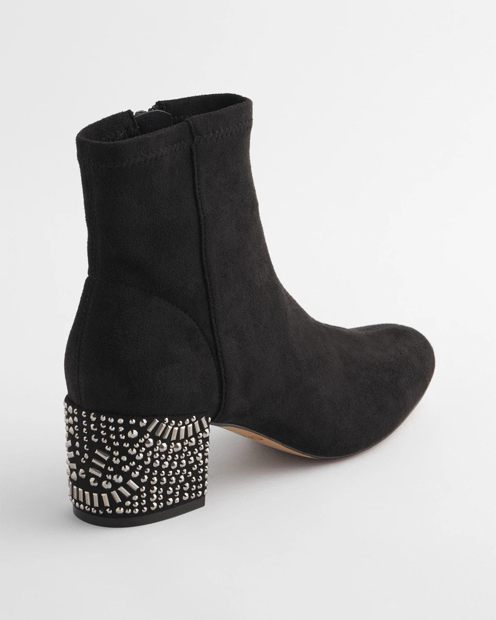 Chico's Women | Embellished Destiny Art Deco Boot Heels BLACK