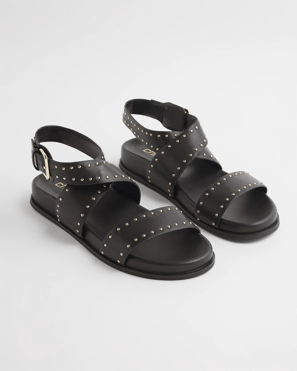 Chico's Women | Black Leather Sandals BLACK