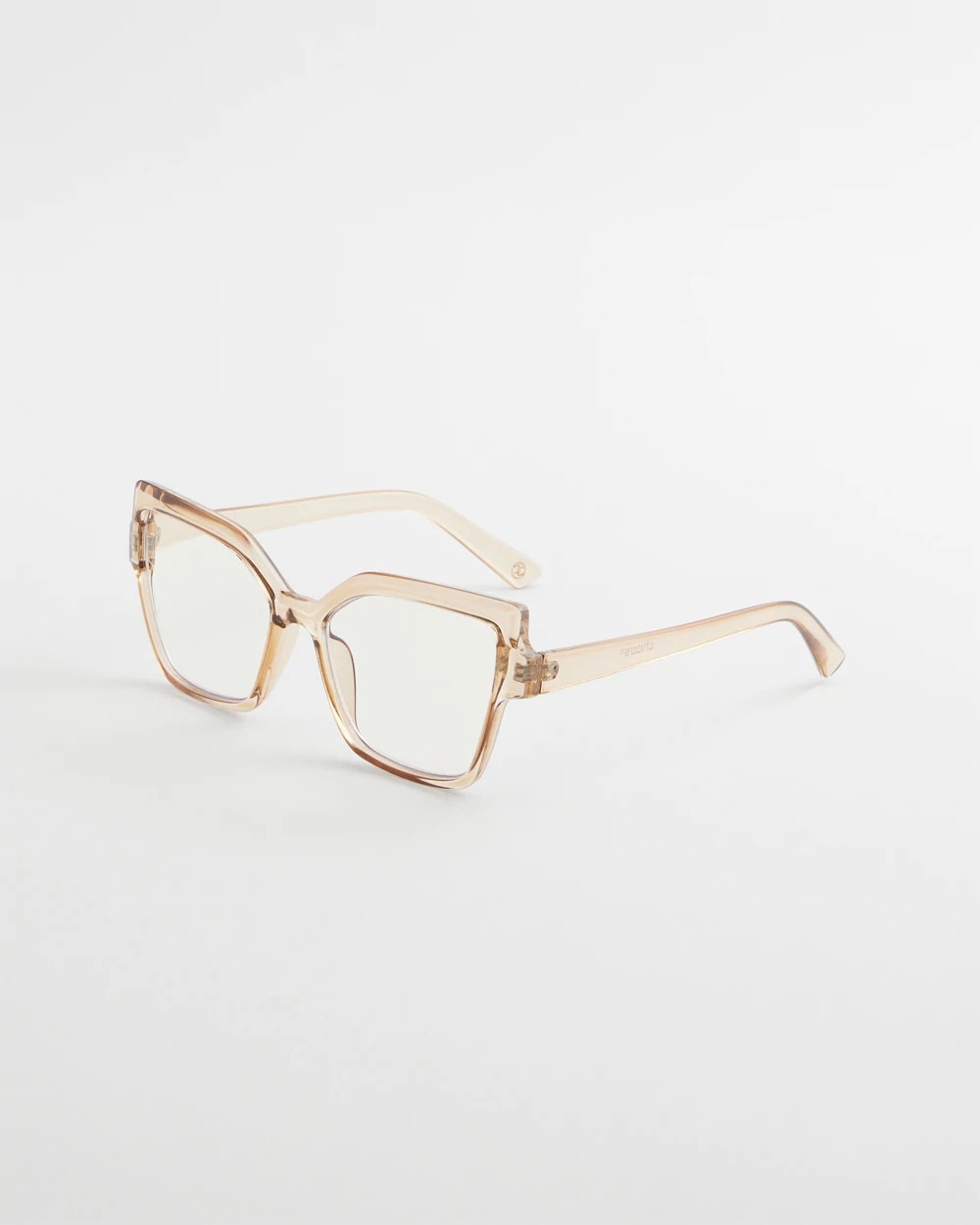 Chico's Women | Square Translucent Readers NEUTRAL