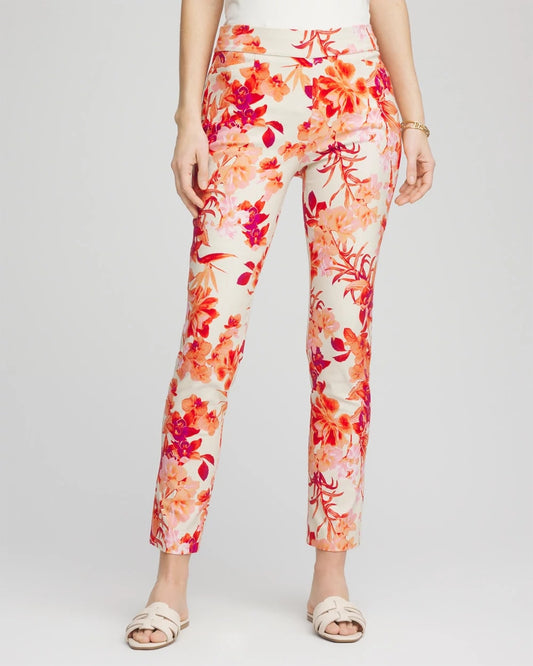 Chico's Women | Petite Brigitte™ Slub Ankle Pants SUNSET PEACH