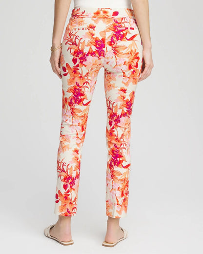 Chico's Women | Petite Brigitte™ Slub Ankle Pants SUNSET PEACH