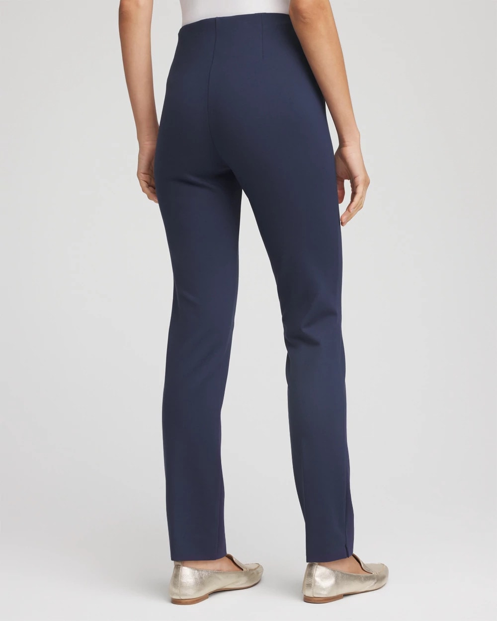 Chico's Women | Petite Juliet Slim Trim Detail Pants PASSPORT BLUE