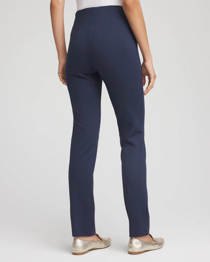 Chico's Women | Petite Juliet Slim Trim Detail Pants PASSPORT BLUE