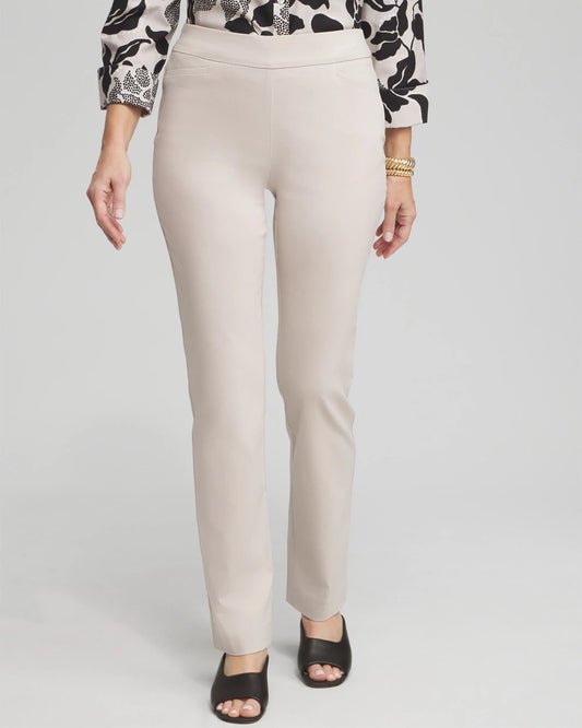 Chico's Women | Petite Brigitte™ Slim Pull-On Pants SMOKEY TAUPE