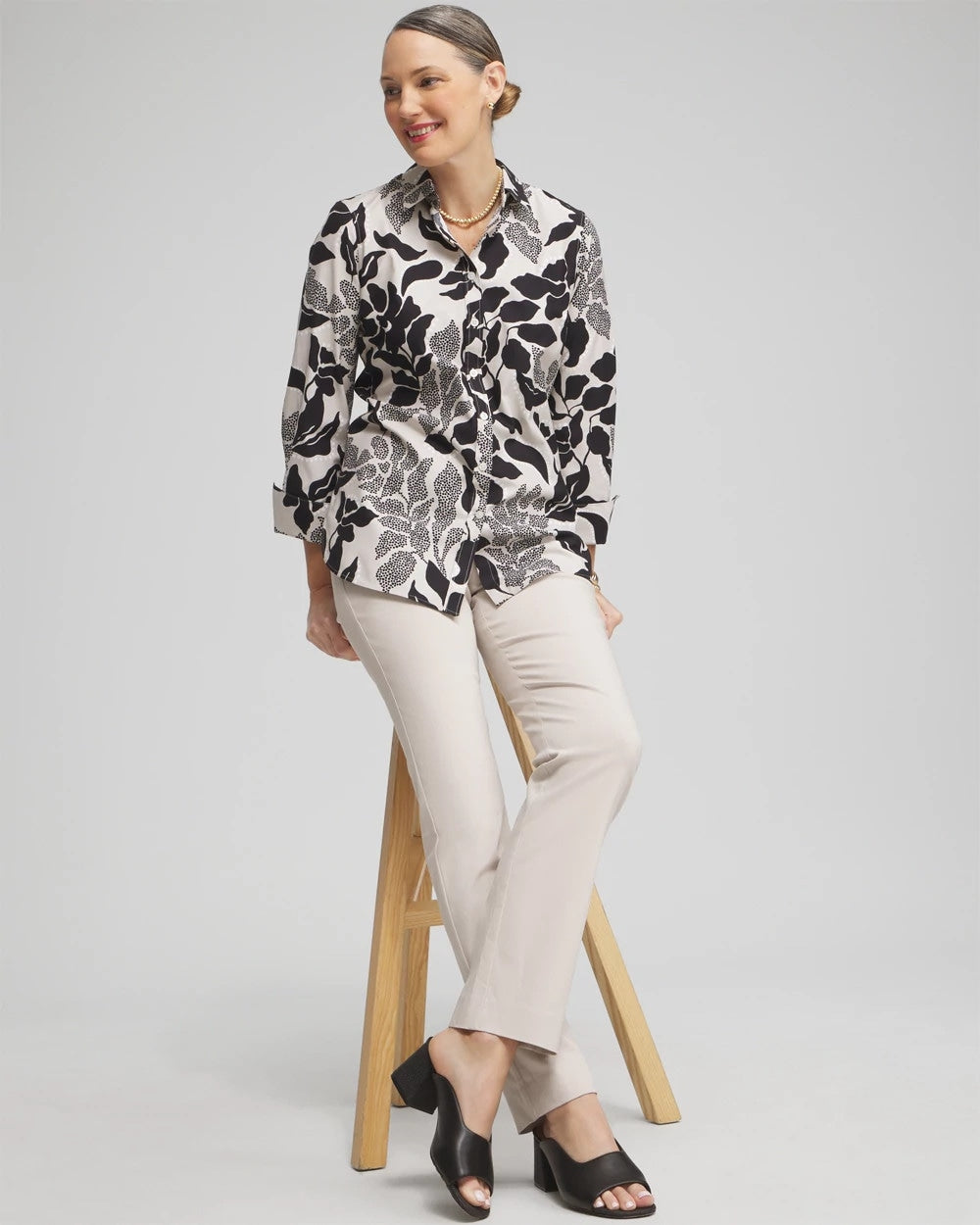 Chico's Women | Petite Brigitte™ Slim Pull-On Pants SMOKEY TAUPE