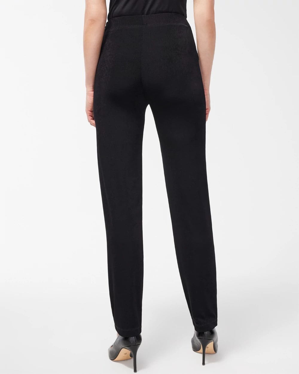 Chico's Women | Petite Travelers™ Essential Slim Pants BLACK