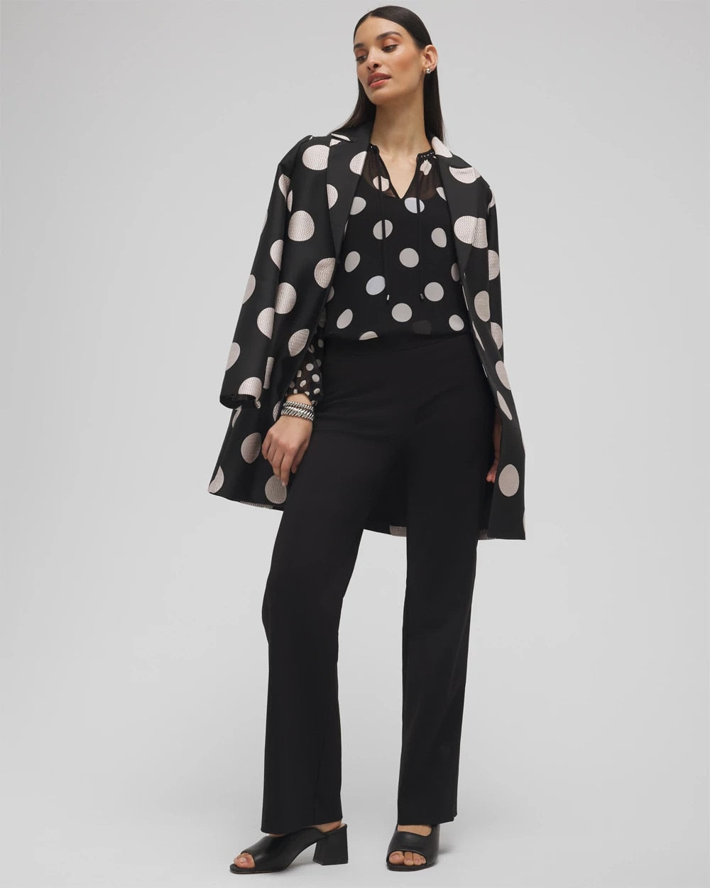 Chico's Women | Brigitte™ Slim Wide-Leg Pants BLACK