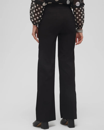 Chico's Women | Brigitte™ Slim Wide-Leg Pants BLACK