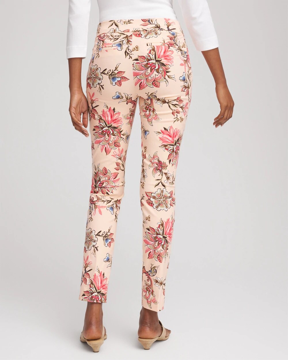 Chico's Women | Petite Brigitte™ Pull-On Slim Ankle Pants BLUSHED