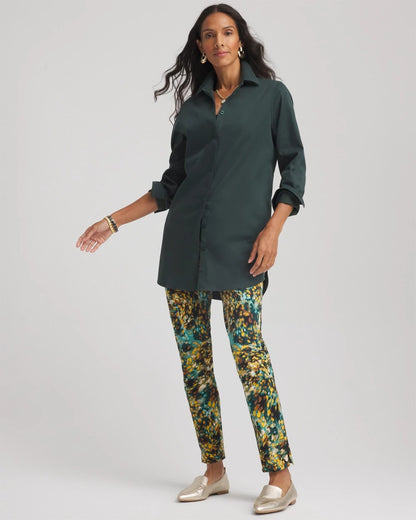 Chico's Women | Petite Brigitte™ Slim Pull-On Ankle Pants BLACK