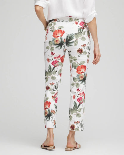 Chico's Women | Petite Brigitte™ Slub Cropped Pants ALABASTER