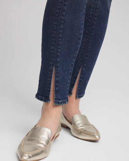 Chico's Women | Petite Pull-On Slim Ankle Jeggings ESTERO INDIGO
