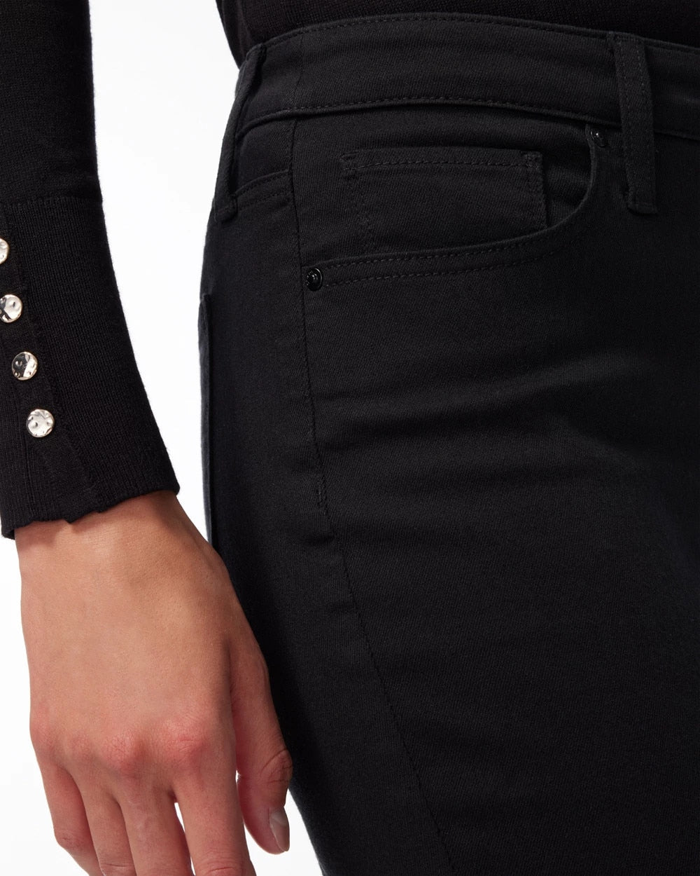 Chico's Women | Petite Girlfriend Slim Jeans BLACK