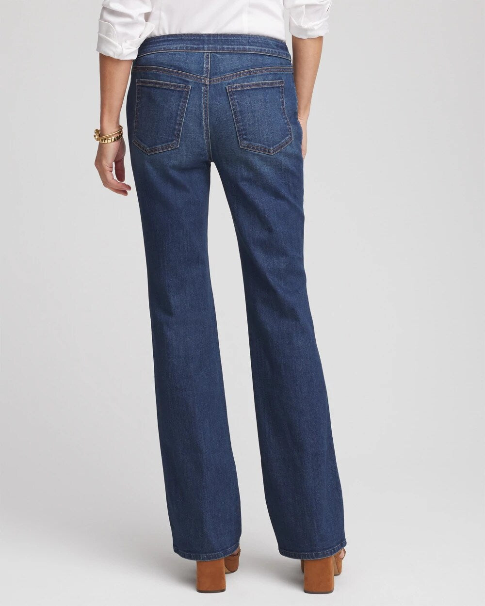 Chico's Women | Petite Pull-On Slim Bootcut Jeggings ESTERO INDIGO