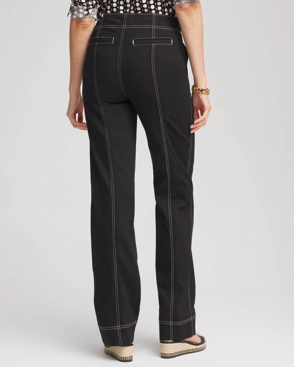 Chico's Women | Petite Pull-On Wide-Leg Jeans BLACK