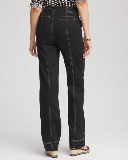 Chico's Women | Petite Pull-On Wide-Leg Jeans BLACK