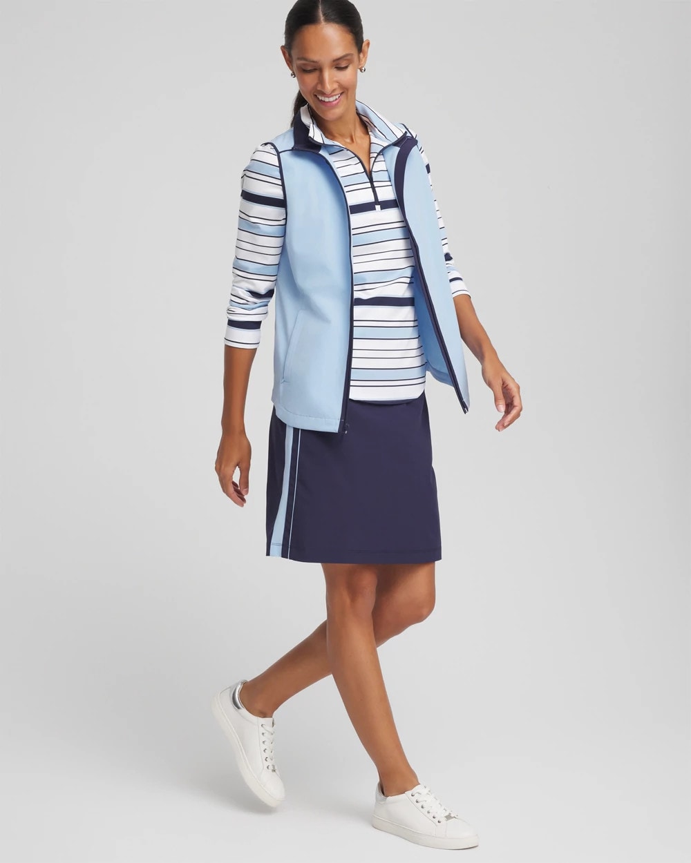 Chico's Women | Zenergy® UPF Piped Skort PASSPORT BLUE