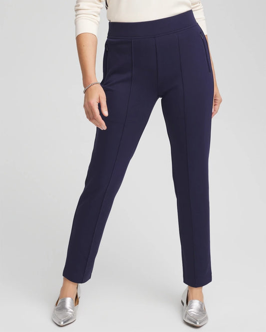 Chico's Women | Zenergy® Double-Knit Ankle Pants PASSPORT BLUE