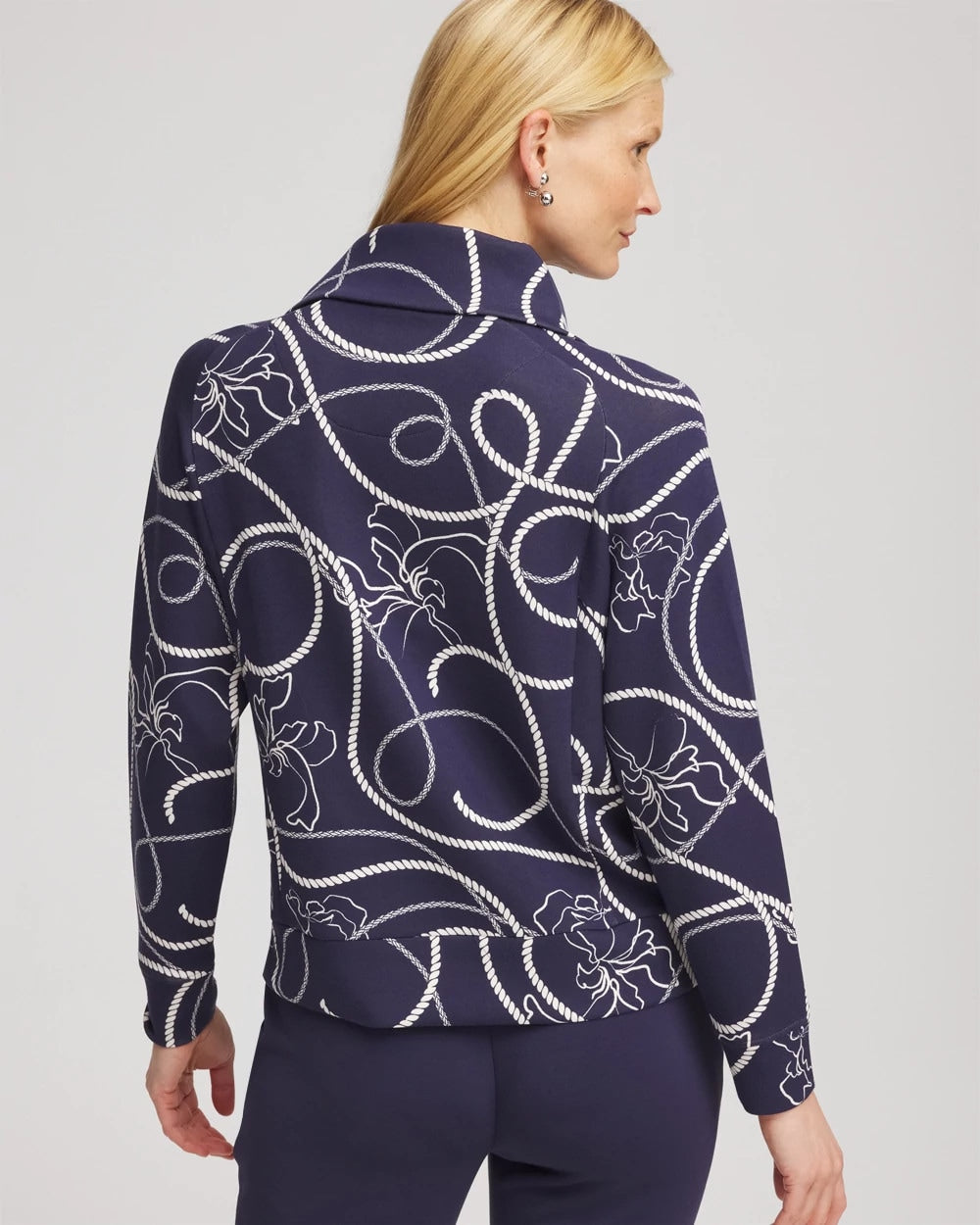 Chico's Women | Zenergy® Soft Melody Half-Zip Top PASSPORT BLUE