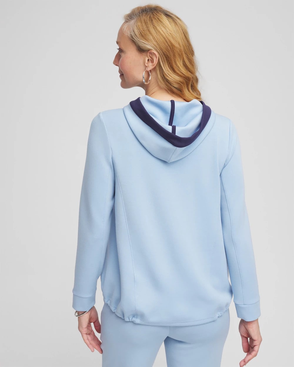 Chico's Women | Zenergy® Soft Topaz Contrast Top CRYSTAL TOPAZ