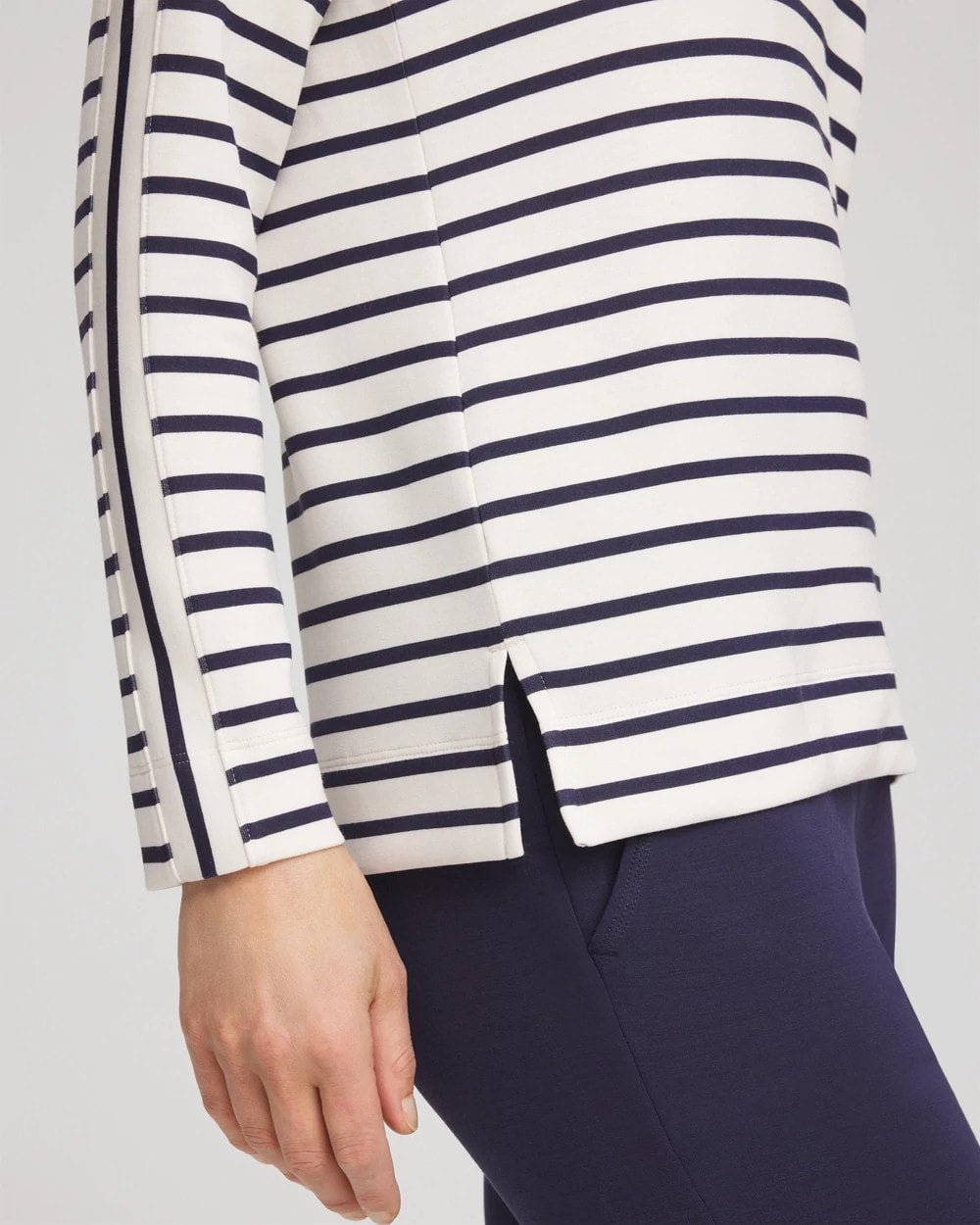 Chico's Women | Zenergy® Soft Striped Top PASSPORT BLUE