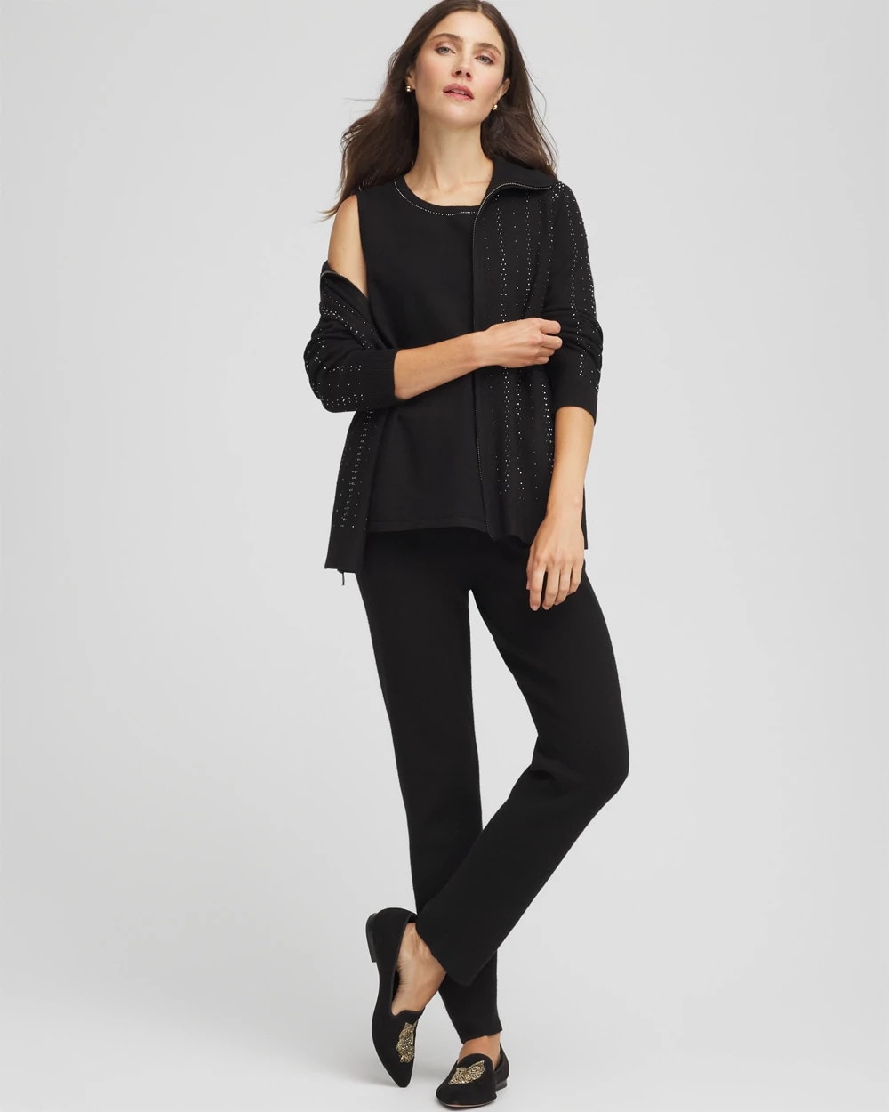 Chico's Women | Zenergy® Luxe Diamante Tank BLACK