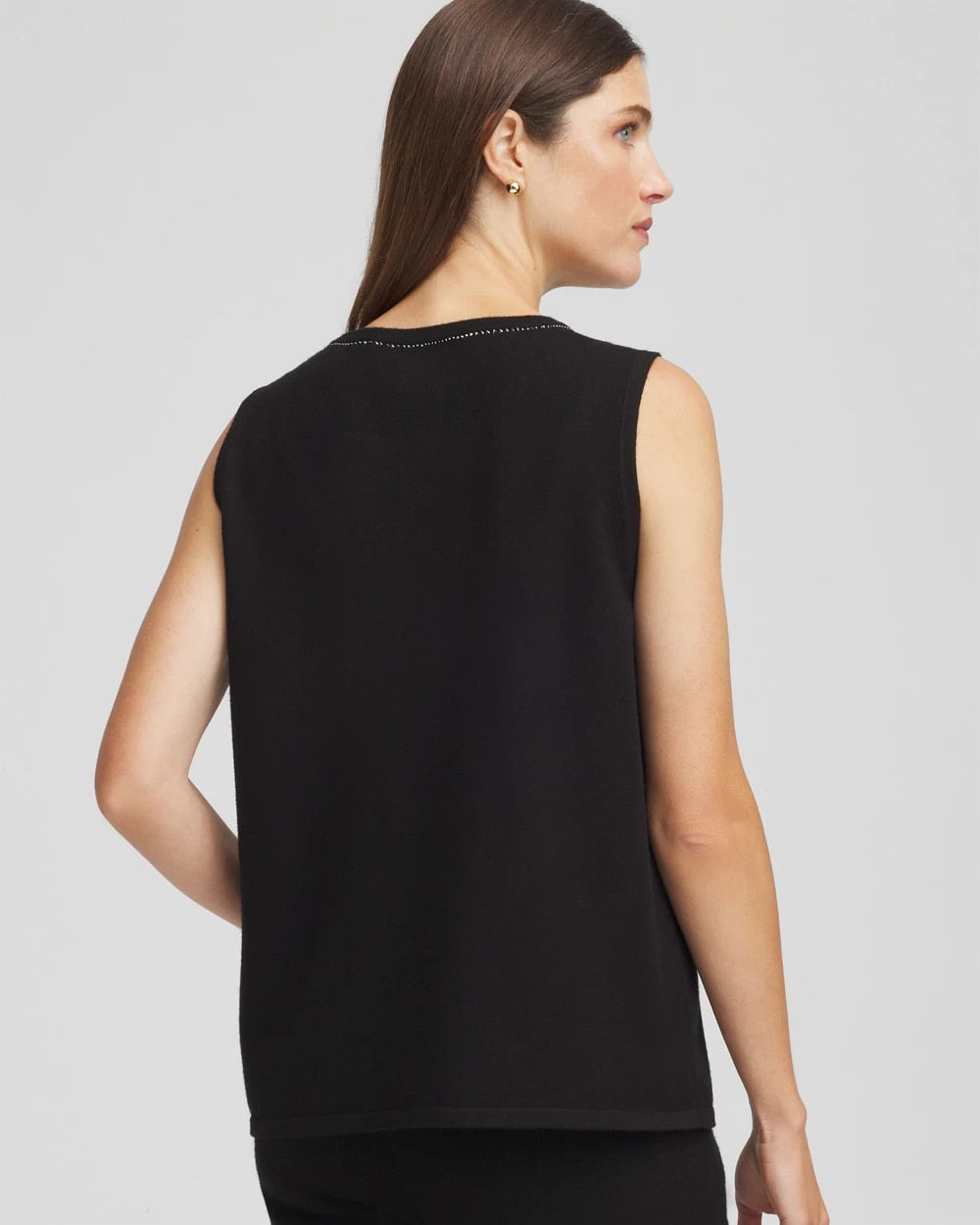 Chico's Women | Zenergy® Luxe Diamante Tank BLACK