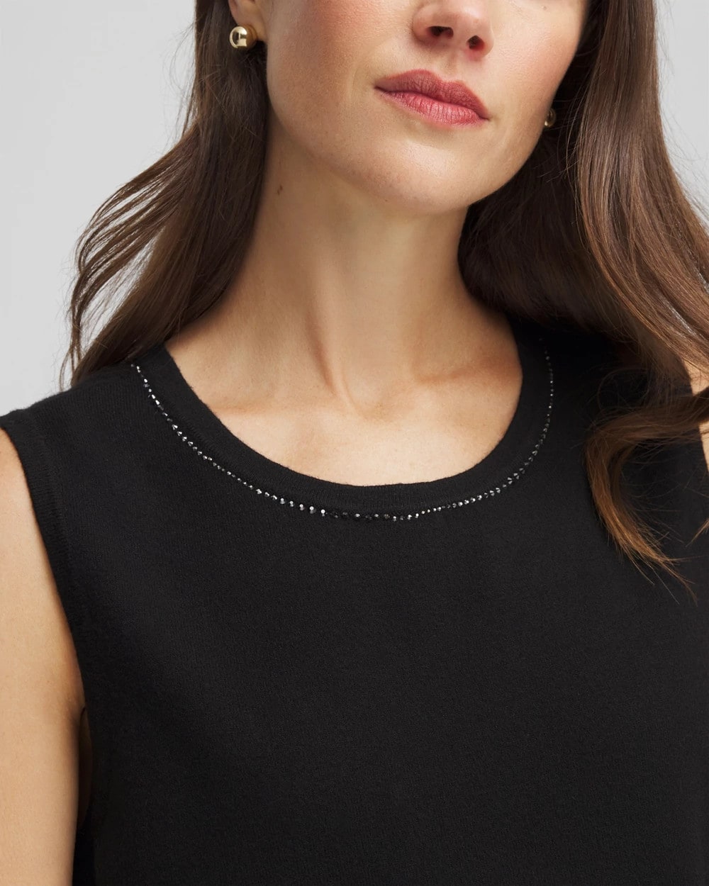 Chico's Women | Zenergy® Luxe Diamante Tank BLACK