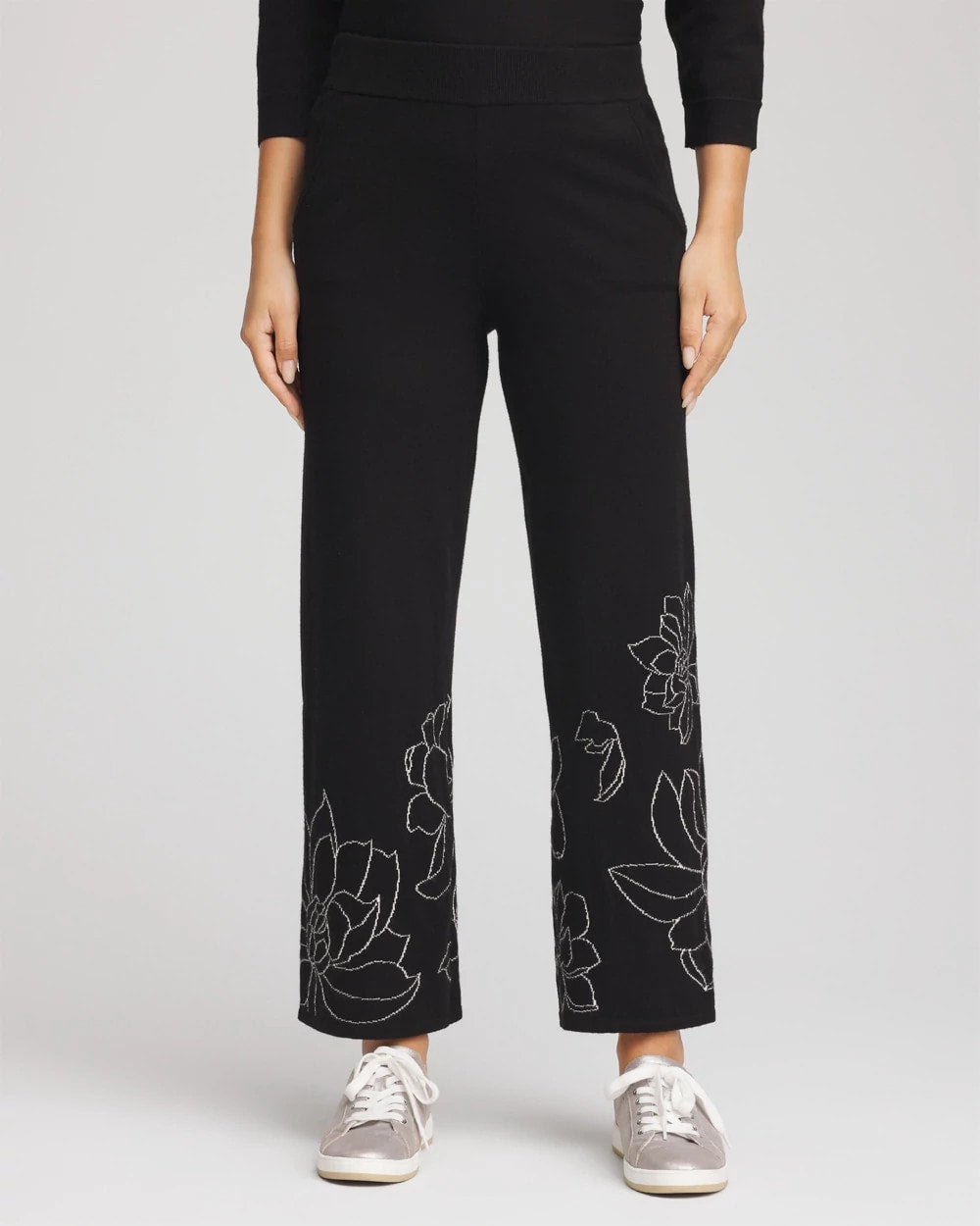 Chico's Women | Zenergy® Luxe Intarsia Pants BLACK