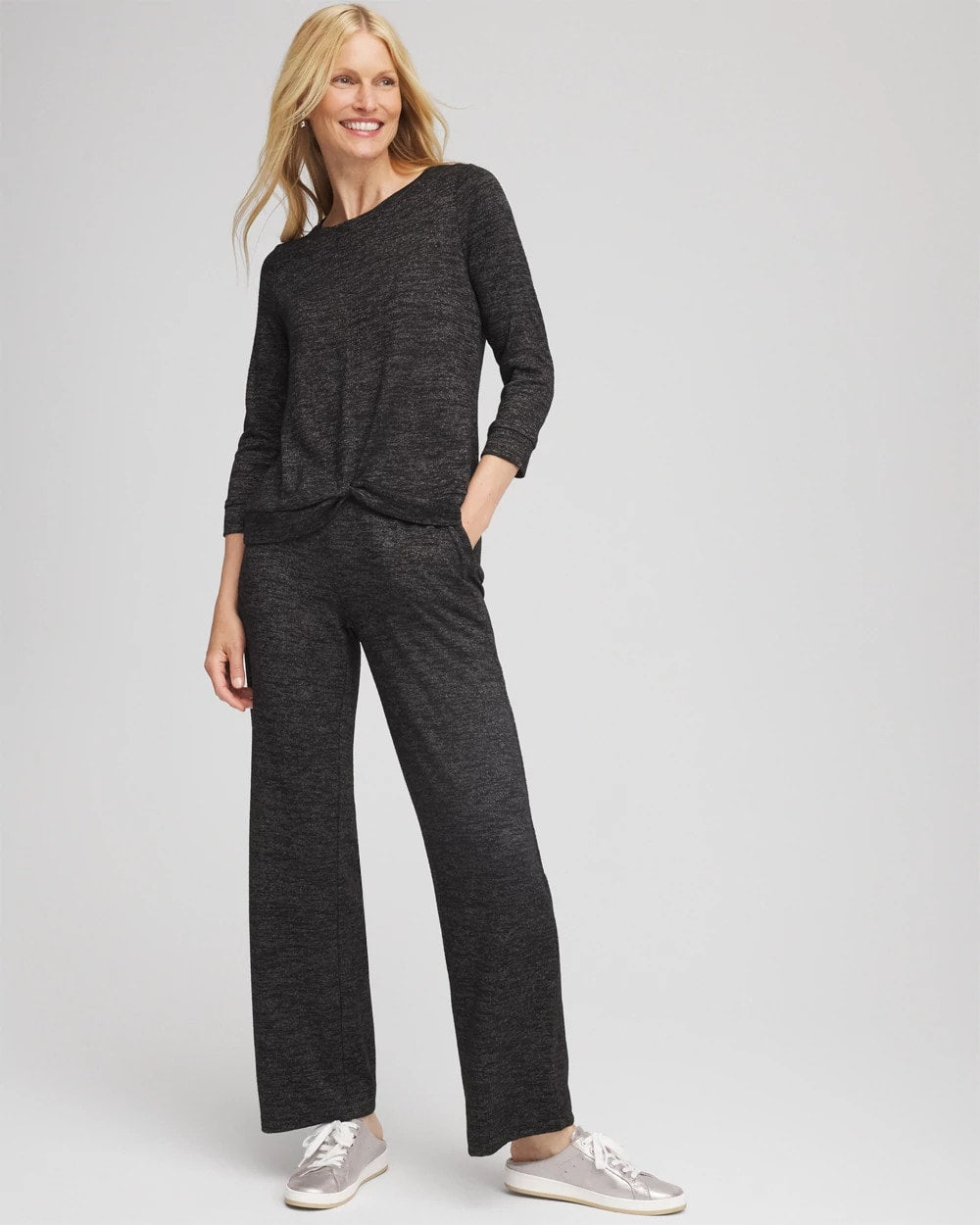 Chico's Women | Zenergy® Twist-Front Top BLACK