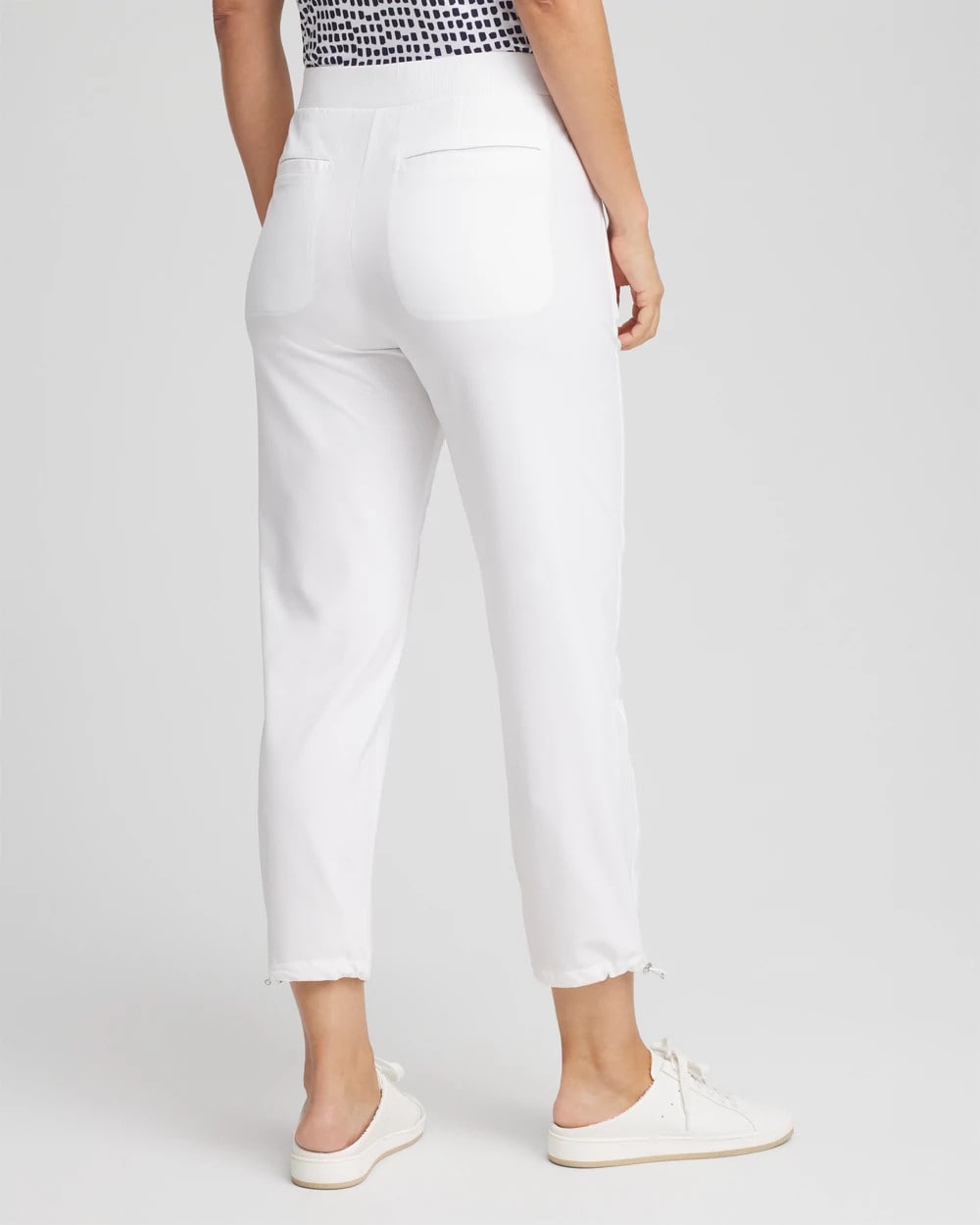 Chico's Women | Zenergy® UPF Bungee Neema Cropped Pants ALABASTER