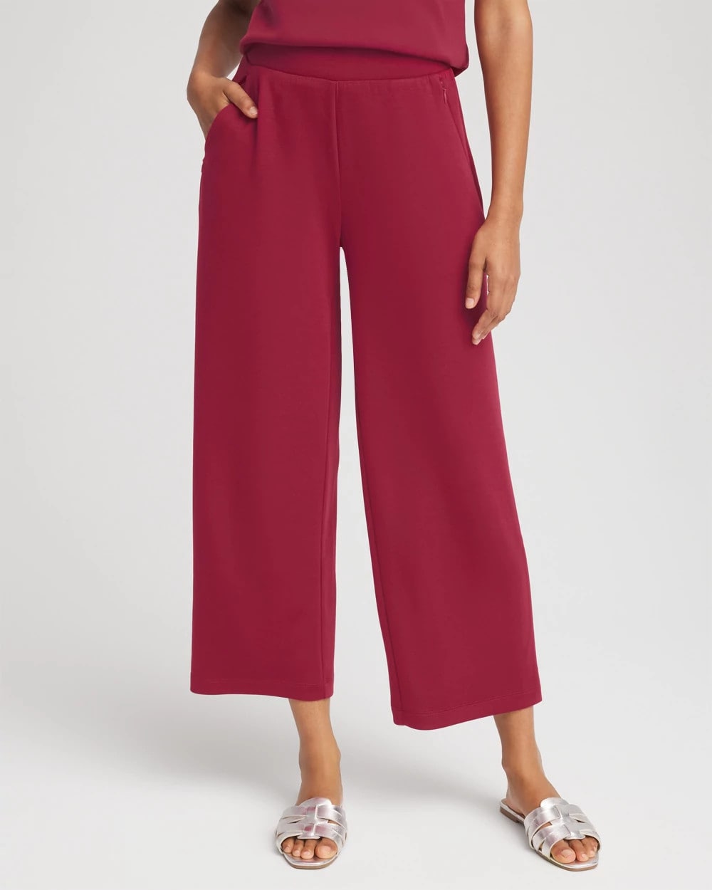 Chico's Women | Zenergy® Cropped Pants RUSSET RED